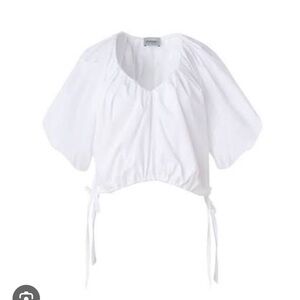 RACHEL COMEY tie blouse 4 EUC